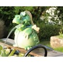 powershop11 Wasserspeier Drache grün  16 cm Solar