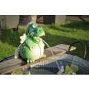 powershop11 Wasserspeier Drache grün  16 cm Solar