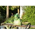 powershop11 Wasserspeier Drache grün  16 cm Solar