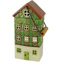 Lichthaus Freiburg  mit Henkel  25 cm grün