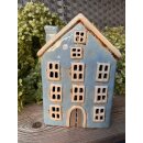 Windlicht  Haus Schongau, H 18 cm, B 12 cm, T 8,5 cm
