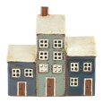 Windlicht Haus St. Wolfgang  Keramik 15,5 x 7 x 15,5 cm