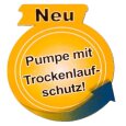 Wasserspeier Ente Guss startend 17 cm mit Solarpumpe und Trockenlaufschutz