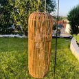 Solarlaterne 60 cm braun 3 Solarbirnen mit Sensor